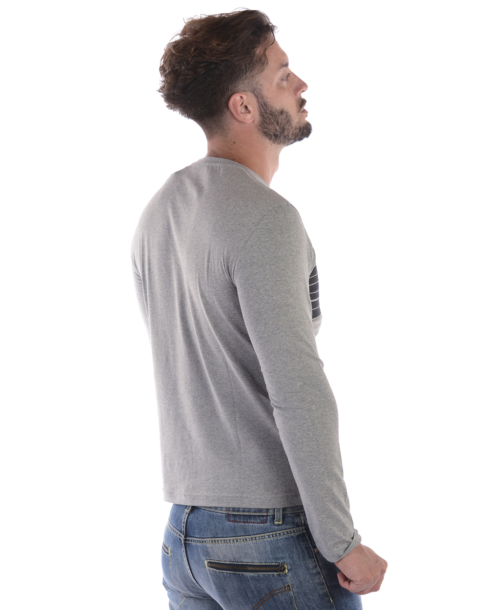 Tシャツ・カットソー EMPORIO ARMANI Men T Shirts EM000636AF14128U8165 GREY Emporio Armani Ea7 T-Shirt Sweatshirt Man Grey 6ZPT30PJ18Z