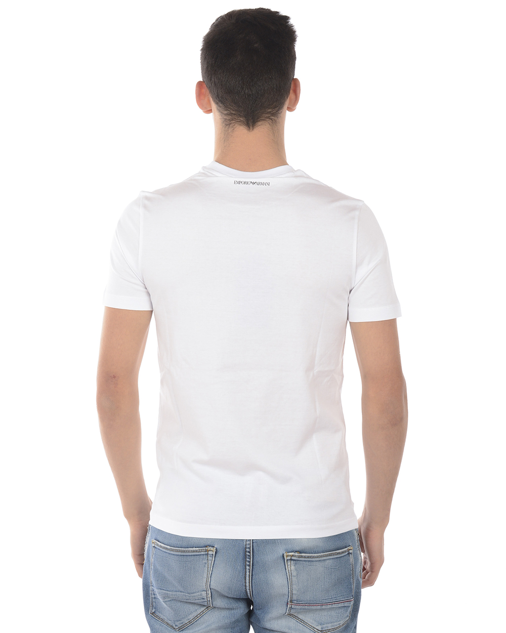 Emporio Armani T-Shirt Sweatshirt Man White 3G1T91 1J30Z 100