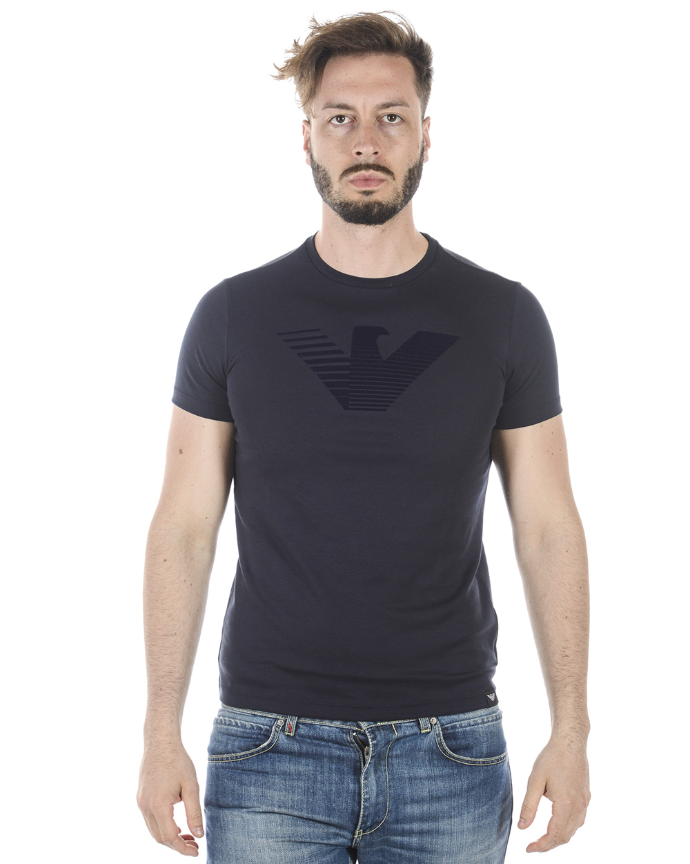 Emporio Armani T-Shirt Sweatshirt Man Blue 3Z1T651JPRZ 922