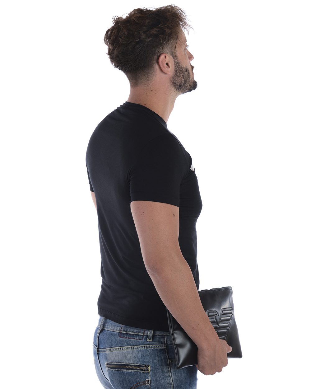 Emporio Armani T-Shirt Sweatshirt Man Black 6Z1TE61J11Z 999