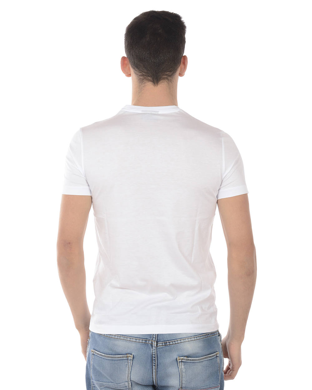 Emporio Armani T-Shirt Sweatshirt Man White 8N1T99 1JNQZ 100