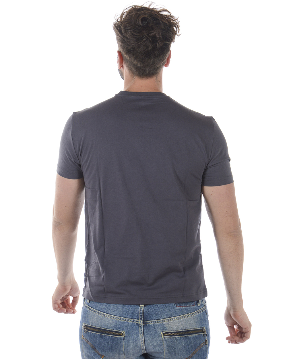 EMPORIO ARMANI EW000537AF12103MC032 関税送料込 Emporio Armani EA7 T-Shirt Sweatshirt Man Grey 3ZPT61PJ02Z
