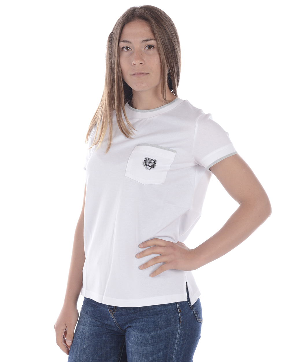 KENZO FF52TS1634SO02 関税送料込 KENZO Peonies' T-shirt in cotton | Women's | KENZO