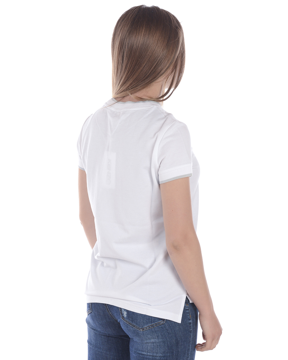 Kenzo T Shirt Sweatshirt Cotton Woman White 981 2TS858 1 Sz
