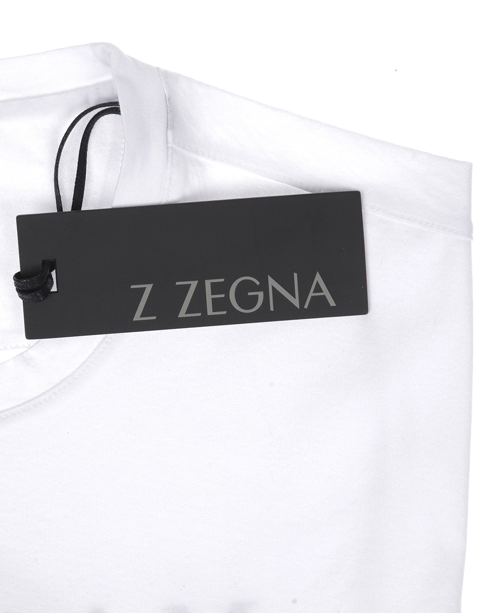 Zegna T-Shirt Sweatshirt Cotton Man White VP372ZZB630 6Y7 Sz