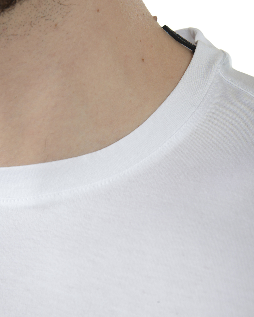Zegna T-Shirt Sweatshirt Cotton Man White VP372ZZB630 6Y7 Sz