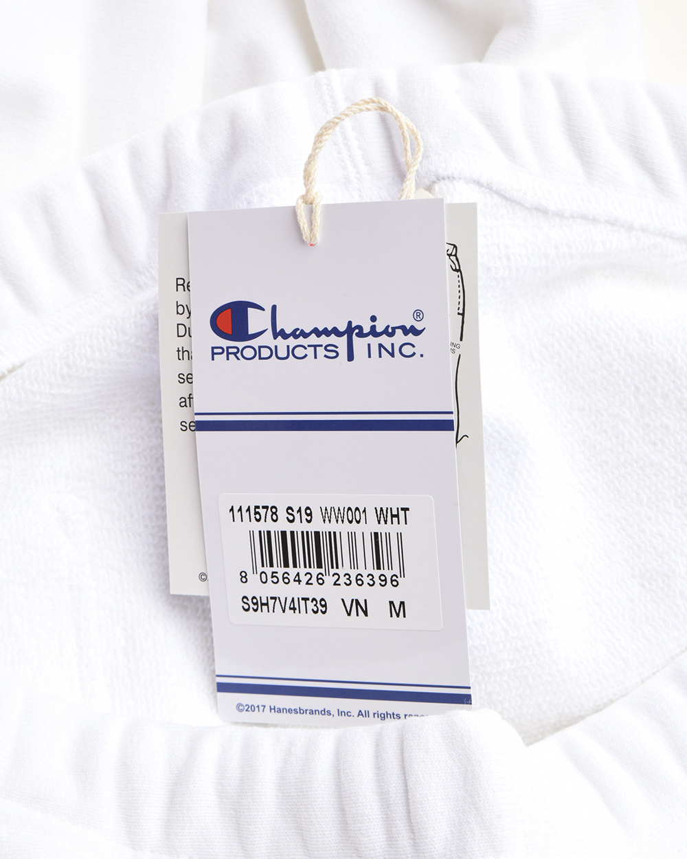 Champion Tracksuit Cotton Man White 111578 WW001 Sz XS MAKE OFFER