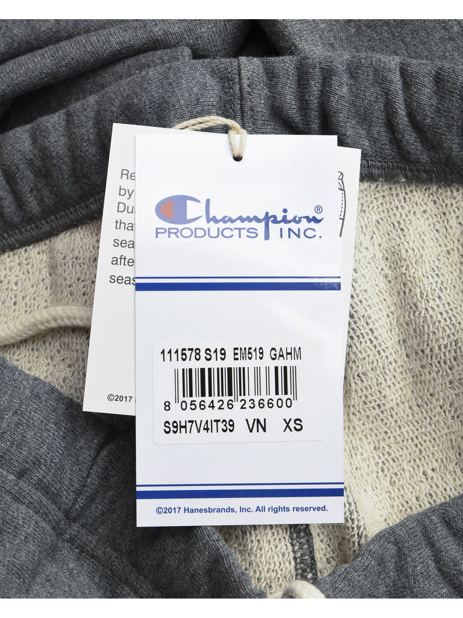 Champion Tracksuit Cotton Man Grey 111578 EM519 Sz XS MAKE OFFER