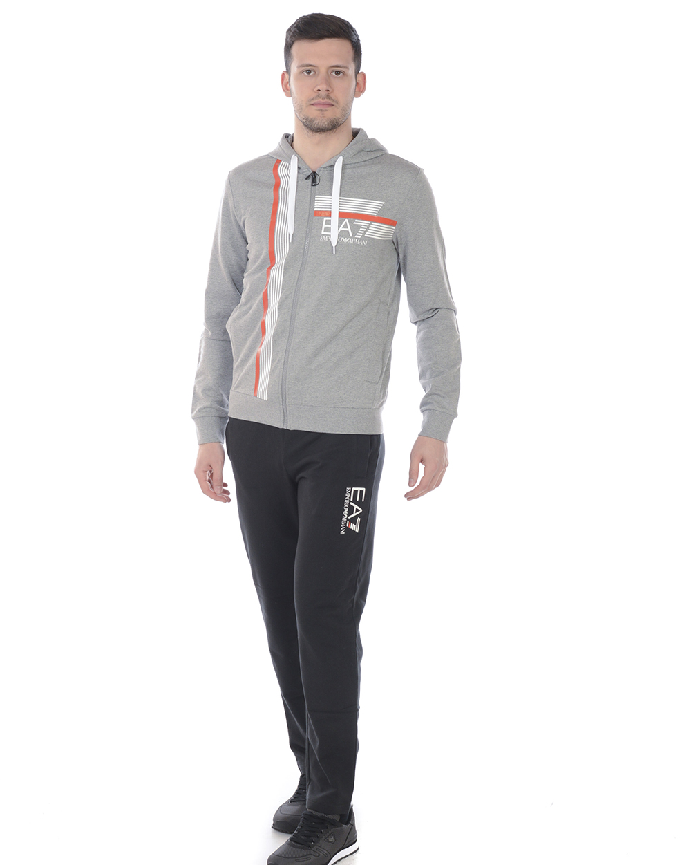Emporio Armani Ea7 Tracksuit Cotton Man Grey 3HPV61 PJ05Z 22BF Sz